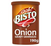 Bisto Flavoursome & Delicious Onion Gravy Granules, 190 g Drum (Pack of 1)