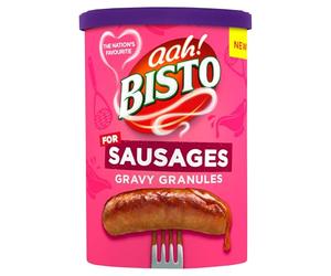 Bisto For Sausages Gravy Granules, 190 g Drum (Pack of 1)