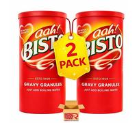 Bisto Gravy Granules 2 x 450g - Classic Instant Gravy Just Add Boiling Water, Low Fat & Sugar, Suitable for Vegetarians, Ideal for Roasts & Family Meals By Red Rainbow