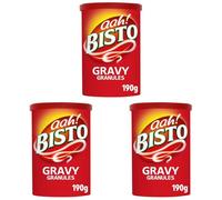 Bisto Gravy Granules, Great with Beef, 190 g Drum (Pack of 3)