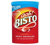 Bisto Reduced Salt Beef Gravy Granules, 190 g Drum (1-Pack)
