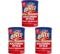 Bisto Southern Style Gravy Granules, a Taste of America, 190 g Drum (Pack of 3)