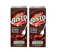Bisto The Original Gravy Powder 200g Pack of 2 Low Sugar Low Fat Meat Veg Sauce Savoury Seasoning Sunday Roast Meal Dinner with Welari Thank You Card | (2pack) (400g)