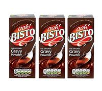 Bisto The Original Gravy Powder 200g Pack of 3 Low Sugar Low Fat Meat Veg Sauce Savoury Seasoning Sunday Roast Meal Dinner with Welari Thank You Card | (3pack) (600g)