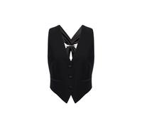 Bistretch Gilet - female - Dondup - Waistcoats - Black - S - Jackets S