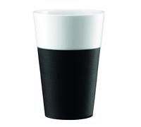Bistro 11583-01 Bistro 2-Piece Mug With Silicone Sleeve 0.6L - Black/white