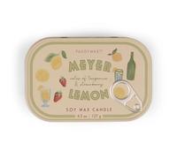 Bistro 4.5oz/127g Lemon Printed Tin Candle - Meyer Lemon