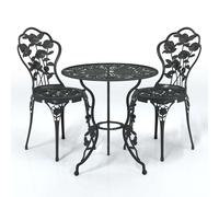 Bistro Bench Patio Outdoor Bench Cast Aluminium 100cm Multi Colours vidaXL