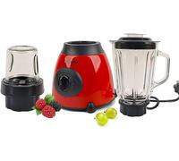 Bistro Chef Ice Nuts Crushing Mixer Blender, 2 in 1 Professional Handheld Blender 850W for Ice Crusher, Smoothie Maker, Fruit Juice, Milkshake (Red, Pack of 1 Pc)