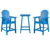 Bistro Set ADIRONDACK Blue