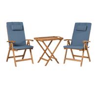 Bistro Set JAVA PREMIUIM Acacia Wood Blue