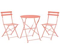 Bistro Set Metal Coral FIORI