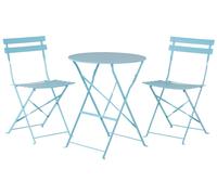 Bistro Set Metal Turquoise FIORI