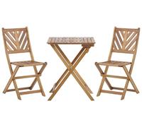 Acacia Wood Bistro Set TERNI