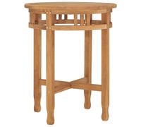 vidaXL Bistro Table Kitchen Dining Room Dinner Table Bar Table Solid Teak Wood
