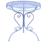 Bistro Table ALBINIA 70 cm 70 cm Metal Blue