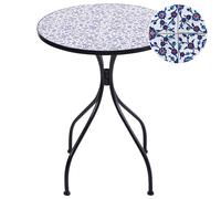 Bistro Table CAMPRENA 60 cm 60 cm Metal Black