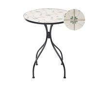 Bistro Table CARONA 60 cm 60 cm Metal Black