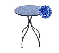 Bistro Table CIGLIANO 60 cm 60 cm Metal Black