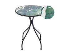 Bistro Table COZZANA 60 cm 60 cm Metal Black