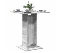 Bistro table Grey Sonoma 60x60x75 cm Engineered Wood Compact Café Outdoor Table