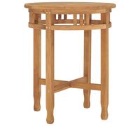 Bistro Table Kitchen Dining Room Dinner Bar Solid Teak Wood vidaXL