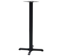 vidaXL Bistro Table Leg Black 56x56x107 cm Cast Iron