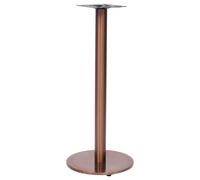 Bistro Table Leg Black Cast Iron Ø45x107cm Industrial Pre-Drilled Sturdy Base