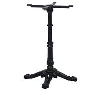 Bistro Table Leg Black Cast Iron Furniture 52x52x108 cm/52x52x72 cm vidaXL