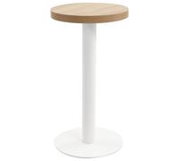 Vidaxl Bistro Table Light Brown 40 Cm Mdf, Brown