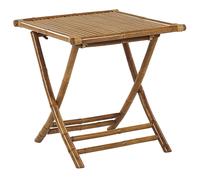 Bistro Table MOLISE Bamboo Wood Brown Folding