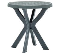 Bistro Table Outdoor Pub Bar Table Patio Garden Dining Table Plastic vidaXL