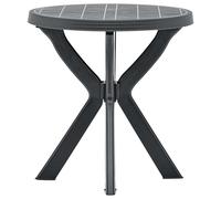 Bistro Table Outdoor Pub Bar Table Patio Garden Dining Table Plastic vidaXL