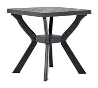 Bistro Table Outdoor Pub Bar Table Patio Garden Dining Table Plastic vidaXL