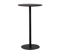 Bistro Table Round Bar Table,Sofa End Coffee Table,Bistro Pub Table Modern Simple Metal Frame End Table,Metal Accent Table for Small Spaces,Kitchen Dining Desk Black