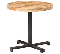 Bistro Table with Live Edges Bar Dining Table Restaurant Dinner Table vidaXL