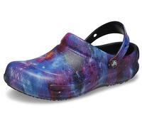 Crocs Unisex Bistro Graphic Clog Clog, Black, 12 UK Men/ 13 UK Women