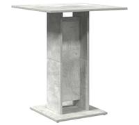 BistroTable Concrete Grey Engineered Wood Bar Table Patio Furniture vidaXL