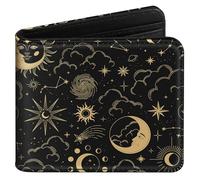 Bistup Girls Wallet Cute, 2-Sun Moon Stars, Cute