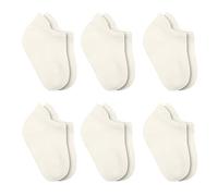 bistyle Baby Grip Ankle Socks 6 Pairs | Newborn Infant Toddlers Socks Seamless Cotton | Kids Boys Girls Ankle Socks (UK, Age, 6 Months, 12 Months, ECRUECRU)