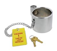 BISupply Bob's Industrial Supply Semi Trailer King Pin Lock - Anti Theft 5th Wheel Hitch Locking Pin Kingpin Hitch Lock for RVs or Trailers