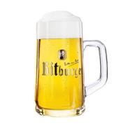 bit burger Tankard Mug Beer Glass | 50cl - Pint - 0,5l | Official Merchandise | Perfect for Your Home bar or Mancave | 1 Glass