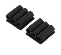 Bit Holder for Power Drill, Quick Change 1/4 Inch Driver Bit Gripper with Plastic Construction, Stores 3-6 Bits Side Mount Tool Holster for DIY