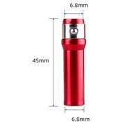 Bit Holder for Socket Installation, 45mm Chrome Vanadium Steel Quick-Change Tool with Spring-Loaded Ball Lock, Compatible with Magnetic Bits and Screw Connecting Rods, Red