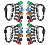 Bit Holder Keychain 24pc Bit Holder 1/4 inch Hex Shank Screwdriver Bits Holder Extension Bar Keychain Screw Adapter Drill Change Hand-held Screwdrivers Drill Bits Holder Portable