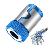 Bit Magnetizer Collar - High Strength Screw Catcher Tool, Universal Driver Enhancement Accessory, Compact Metal Holding Device, Easy Install Power Tool Addon Reliable Fastener | Construction Assembly