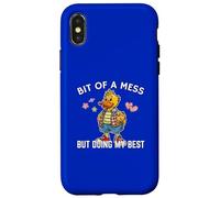 Bit Of A Mess But Doing My Best Cruise Duck Positive Fun Case for iPhone X/XS
