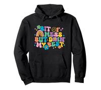 Bit Of A Mess But Doing My Best Positive Motivational Quotes Pullover Hoodie