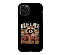 Bit Of A Mess But Doing My Best Raccoon Case for iPhone 11 Pro