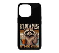Bit Of A Mess But Doing My Best Raccoon Case for iPhone 13 Pro